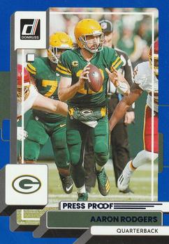 2022 Donruss - Blue Press Proof #97 Aaron Rodgers Front