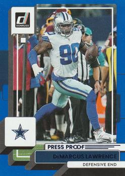2022 Donruss - Blue Press Proof #156 DeMarcus Lawrence Front