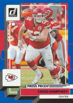 2022 Donruss - Blue Press Proof #274 Creed Humphrey Front