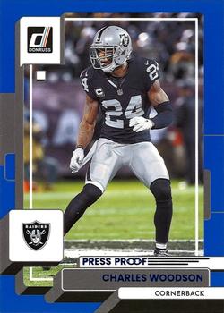 2022 Donruss - Blue Press Proof #290 Charles Woodson Front