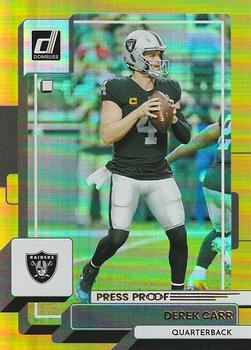 2022 Donruss - Premium Press Proof #284 Derek Carr Front