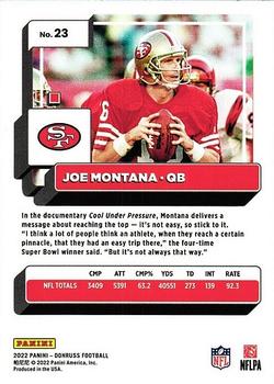 2022 Donruss - Red Press Proof #23 Joe Montana Back