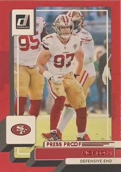 2022 Donruss - Red Press Proof #27 Nick Bosa Front