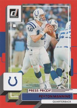 2022 Donruss - Red Press Proof #57 Peyton Manning Front