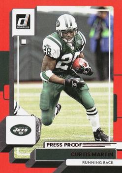 2022 Donruss - Red Press Proof #147 Curtis Martin Front