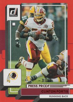 2022 Donruss - Red Press Proof #185 Clinton Portis Front