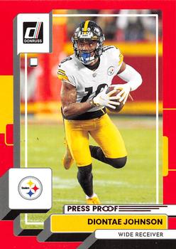 2022 Donruss - Red Press Proof #217 Diontae Johnson Front
