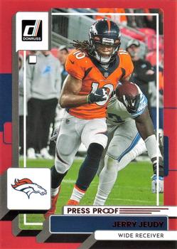 2022 Donruss - Red Press Proof #263 Jerry Jeudy Front