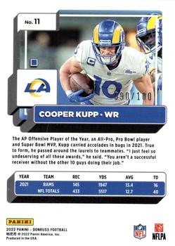 2022 Donruss - Silver Press Proof #11 Cooper Kupp Back