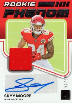 2022 Donruss - Rookie Phenom Jersey Autographs #RPA-16 Skyy Moore Front