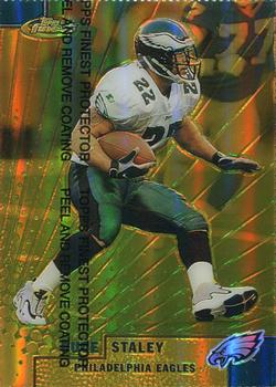 1999 Finest - Gold Refractors #7 Duce Staley Front