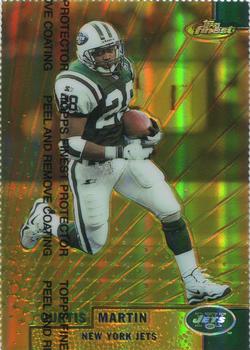 1999 Finest - Gold Refractors #66 Curtis Martin Front