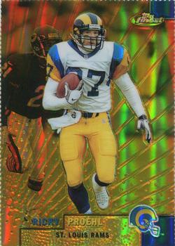 1999 Finest - Gold Refractors #91 Ricky Proehl Front