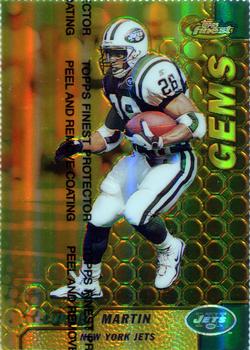 1999 Finest - Gold Refractors #127 Curtis Martin Front