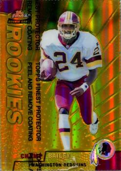 1999 Finest - Gold Refractors #162 Champ Bailey Front