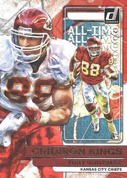 2022 Donruss - All-Time Gridiron Kings #AT-2 Tony Gonzalez Front