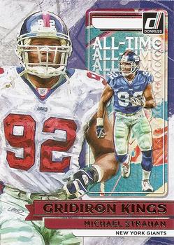 2022 Donruss - All-Time Gridiron Kings #AT-14 Michael Strahan Front