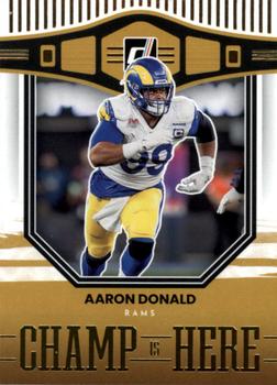 2022 Donruss - Champ is Here #CIH-3 Aaron Donald Front