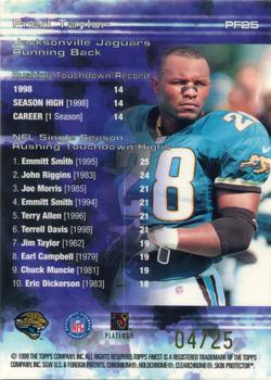 1999 Finest - Prominent Figures #PF25 Fred Taylor Back