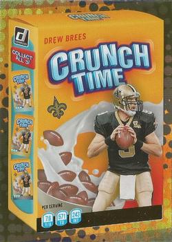 2022 Donruss - Crunch Time Galactic #CT-6 Drew Brees Front