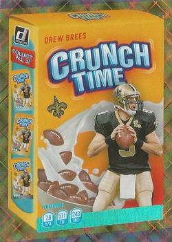 2022 Donruss - Crunch Time Cosmic #CT-6 Drew Brees Front