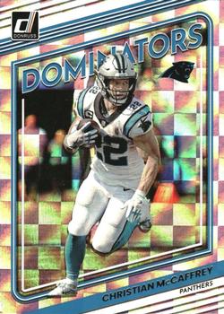 2022 Donruss - Dominators #D26 Christian McCaffrey Front