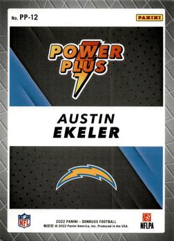 2022 Donruss - Power Plus #PP-12 Austin Ekeler Back