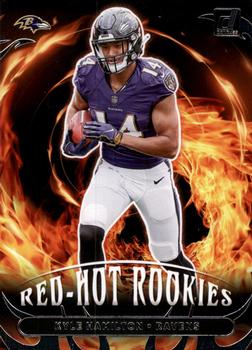 2022 Donruss - Red Hot Rookies #RHR-10 Kyle Hamilton Front