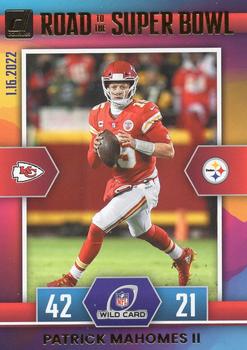 2022 Donruss - Road to the Super Bowl Wild Card #WC-PM Patrick Mahomes II Front