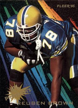 1995 Fleer - NFL Prospects #3 Ruben Brown Front