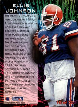1995 Fleer - NFL Prospects #10 Ellis Johnson Back