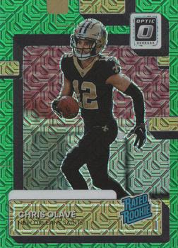 2022 Donruss - Optic Rated Rookies Preview Green Mojo #P-309 Chris Olave Front