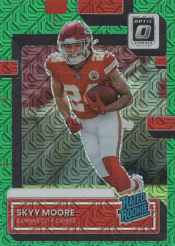 2022 Donruss - Optic Rated Rookies Preview Green Mojo #P-324 Skyy Moore Front