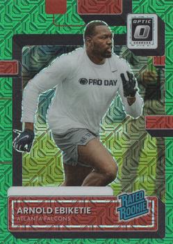 2022 Donruss - Optic Rated Rookies Preview Green Mojo #P-366 Arnold Ebiketie Front