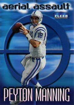 1999 Fleer Tradition - Aerial Assault #10 AA Peyton Manning Front
