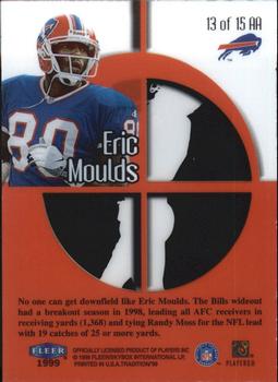 1999 Fleer Tradition - Aerial Assault #13 AA Eric Moulds Back