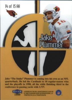 1999 Fleer Tradition - Aerial Assault #14 AA Jake Plummer Back