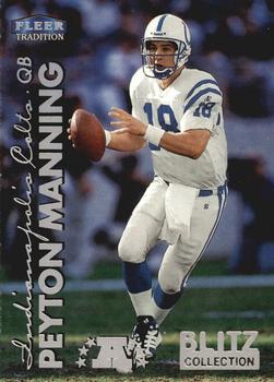 1999 Fleer Tradition - Blitz Collection #2BC Peyton Manning Front