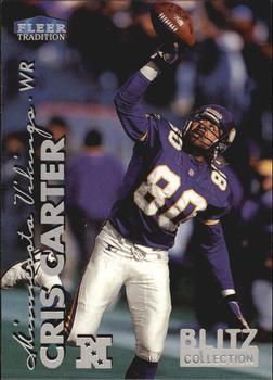 1999 Fleer Tradition - Blitz Collection #24BC Cris Carter Front
