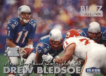 1999 Fleer Tradition - Blitz Collection #29BC Drew Bledsoe Front