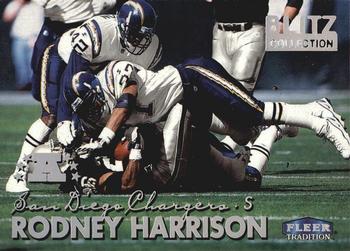 1999 Fleer Tradition - Blitz Collection #37BC Rodney Harrison Front