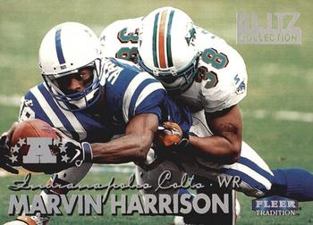 1999 Fleer Tradition - Blitz Collection #84BC Marvin Harrison Front