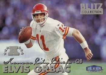 1999 Fleer Tradition - Blitz Collection #117BC Elvis Grbac Front