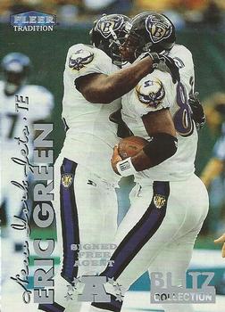 1999 Fleer Tradition - Blitz Collection #123BC Eric Green Front