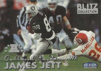 1999 Fleer Tradition - Blitz Collection #158BC James Jett Front