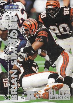 1999 Fleer Tradition - Blitz Collection #172BC Brian Simmons Front
