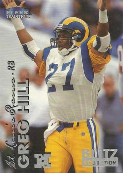 1999 Fleer Tradition - Blitz Collection #179BC Greg Hill Front