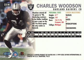 1999 Fleer Tradition - Blitz Collection #235BC Charles Woodson Back