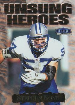 1999 Fleer Tradition - Unsung Heroes #10 UH Stephen Boyd Front
