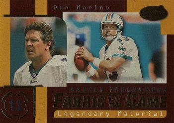 1999 Leaf Certified - Fabric of the Game #FG26 Dan Marino Front